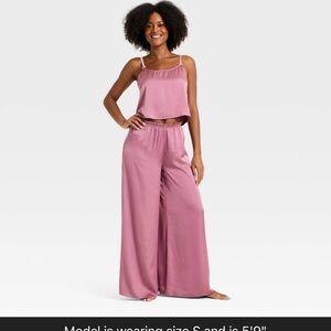 Auden Mauve Wide Leg Jumpsuit